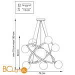 Люстра Lightstar Croco 815397 - Схема