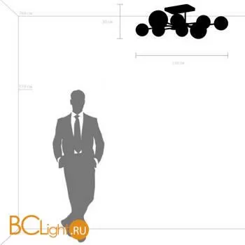 Люстра потолочная Lightstar Croco 815380 - Фото 3