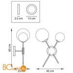 Бра Lightstar Croco 815620 - Схема