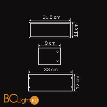 Настенный светильник Lightstar Cupola 803524 - Схема