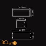 Настенный светильник Lightstar Cupola 803524 - Схема