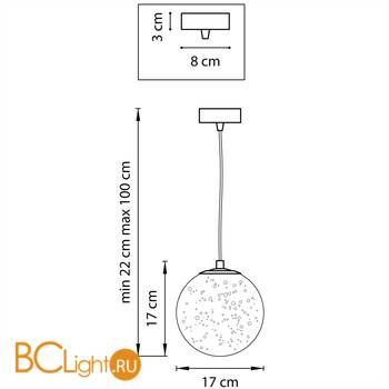Подвесной светильник Lightstar Dissimo 803113 - Схема