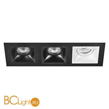 Встраиваемый светильник Lightstar Domino QUADRO МR16 (214537+214507+214507+214506) D537070706