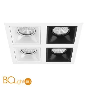Встраиваемый светильник Lightstar Domino QUADRO МR16 (214546+214506+214506+214507+214507) D54606060707
