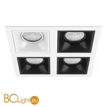 Встраиваемый светильник Lightstar Domino QUADRO МR16 (214546+214506+214507+214507+214507) D54606070707