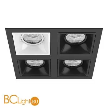 Встраиваемый светильник Lightstar Domino QUADRO МR16 (214547+214506+214507+214507+214507) D54706070707