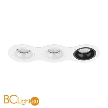 Встраиваемый светильник Lightstar Domino ROUND МR16 (214636+214606+214606+214607) D636060607