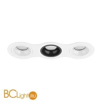 Встраиваемый светильник Lightstar Domino ROUND МR16 (214636+214606+214607+214606) D636060706