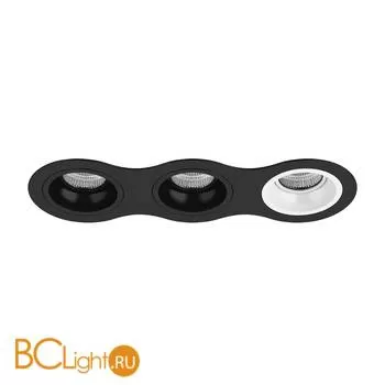 Встраиваемый светильник Lightstar Domino ROUND МR16 (214637+214607+214607+214606) D637070706