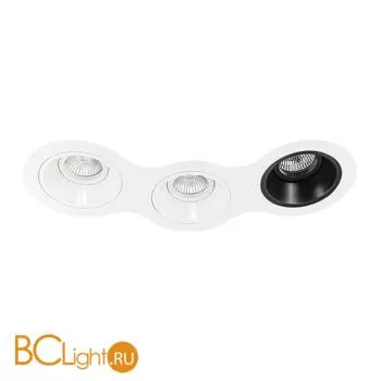 Встраиваемый светильник Lightstar Domino D696060607 ROUND МR16 (214696+214606+214606+214607)