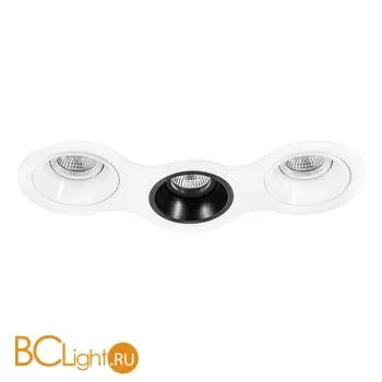 Встраиваемый светильник Lightstar Domino D696060706 ROUND МR16 (214696+214606+214607+214606)