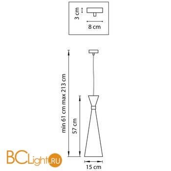 Подвесной светильник Lightstar Dumo 816317 - Схема