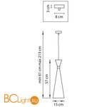 Подвесной светильник Lightstar Dumo 816317 - Схема