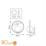 Бра Lightstar Enna 762617 - Схема