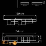 Потолочный светильник Lightstar Favo 750163 - Схема
