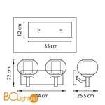 Бра Lightstar Fiamma 730623 - Схема