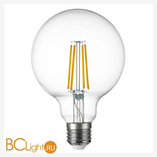Лампа Lightstar Filament E27 LED G95 8W 3000K 720Lm 933102