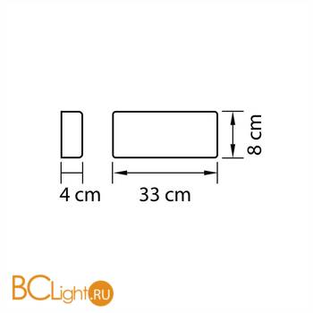 Настенный светильник Lightstar Fiume 810616 - Схема