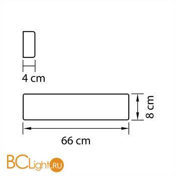 Настенный светильник Lightstar Fiume 810623 - Схема