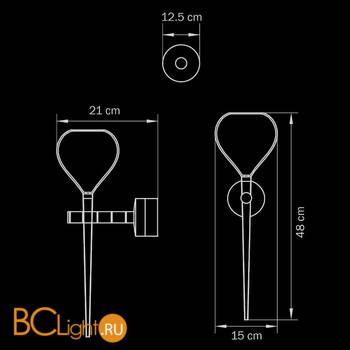 Бра Lightstar Forma 808653 - Схема