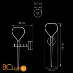 Бра Lightstar Forma 808657 - Схема