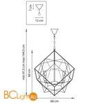 Люстра Lightstar Gabbia 732267 - Схема
