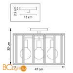 Потолочный светильник Lightstar Genni 798257 - Схема