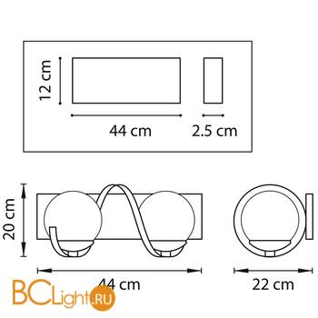 Бра Lightstar Globo 803627 - Схема