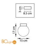 Настенно-потолочный светильник Lightstar Globo 812013 - Схема