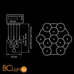 Подвесной светильник Lightstar Globo 803100 - Схема