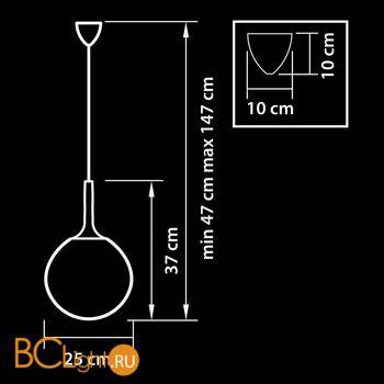 Подвесной светильник Lightstar Globo 813033 - Схема