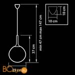 Подвесной светильник Lightstar Globo 813033 - Схема