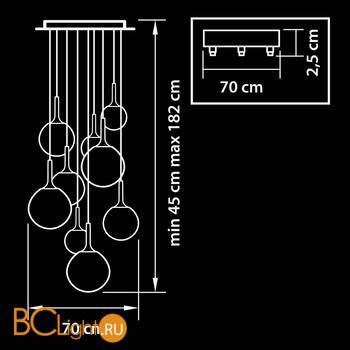 Подвесной светильник Lightstar Globo 813092 - Схема