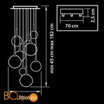 Подвесной светильник Lightstar Globo 813093 - Схема