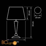 Настольная лампа Lightstar Grazia 870927 - Схема