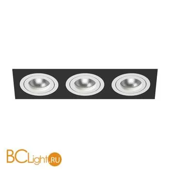 Встраиваемый светильник Lightstar i537060606 INTERO 16 Triple QUADRO (217537+217606+217606+217606)