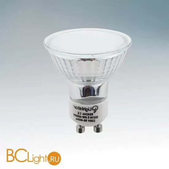 Лампа Lightstar GU10 MR16 LED 3.6W 220V 3000K 924243