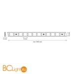 Светодиодная лента Lightstar LED strip 402032 220V 2800-3200К 1320Lm - Схема