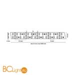 Светодиодная лента Lightstar LED strip light 400024 12V 19.2W 4200-4500К 840Lm IP20 - Схема