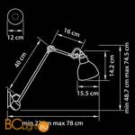 Бра Lightstar Loft 765616 - Схема
