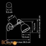 Бра Lightstar Loft 765608 - Схема