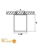 Спот Lightstar Monocco 052137 - Схема