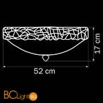 Потолочный светильник Lightstar Murano 601073 - Схема