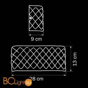 Настенный светильник Lightstar Murano 602523 - Схема