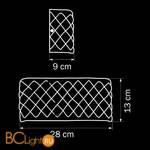 Настенный светильник Lightstar Murano 602520 - Схема