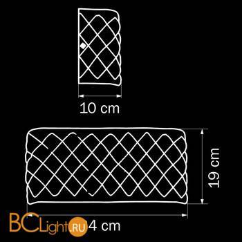 Настенный светильник Lightstar Murano 602543 - Схема