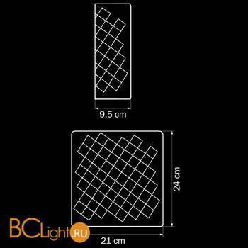 Настенный светильник Lightstar Murano 602620 - Схема
