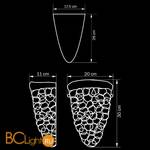 Настенный светильник Lightstar Murano 604624 - Схема