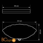 Потолочный светильник Lightstar Murano 603100 - Схема