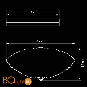 Потолочный светильник Lightstar Murano 604072 - Схема